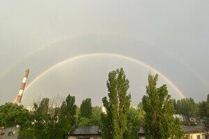 Одесситы наблюдали красочную двойную радугу
