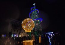 В Одессе открыли главную елку города: фотоотчет